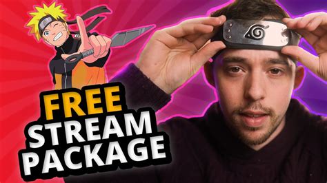 Free Stream Package For Twitch Streamers 2021 Naruto Themed Youtube