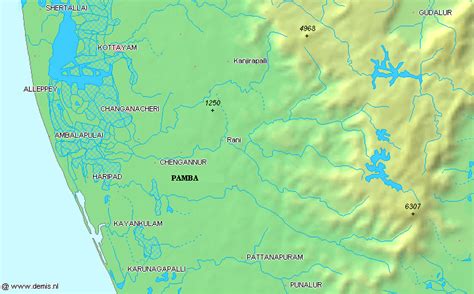 There are 44 rivers in kerala, all but three originating in the western ghats. Pamba River - Wikipedia
