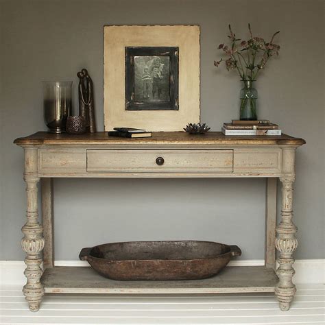 Get user reviews on all home office products. Grey Oak Console Table By Primrose & Plum | notonthehighstreet.com