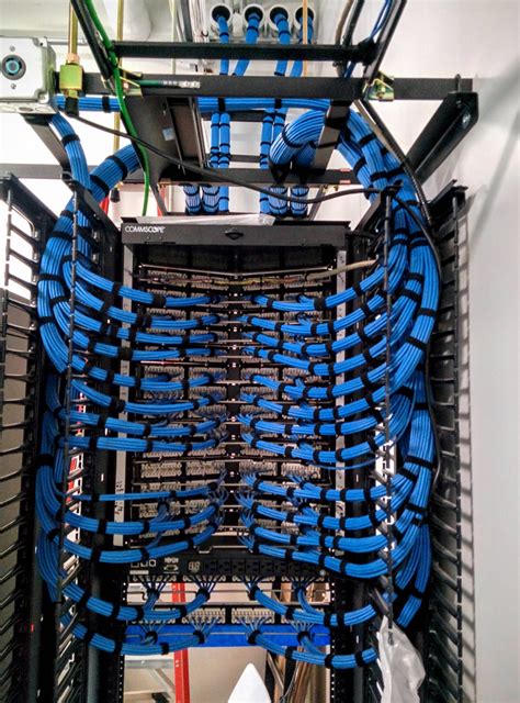Contractor Just Finished Our Network Roomso Impressed Cable