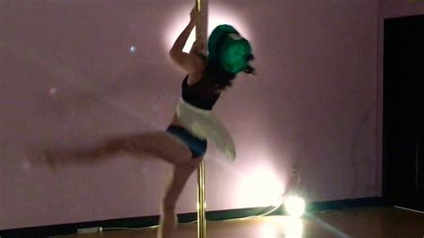 Pole Dance Freestyle To Melanie Martinezs Mad Hatter For Fright Fest