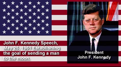 John F Kennedy Man To The Moon Speech May 25 1961 Kennedy Speech