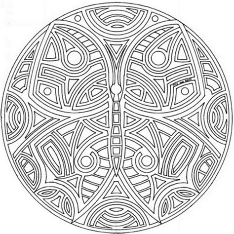 Butterfly for adults coloring pages are a fun way for kids of all ages to develop creativity, focus, motor skills and color recognition. Celtic Mandala with Butterfly coloring page | Free ...
