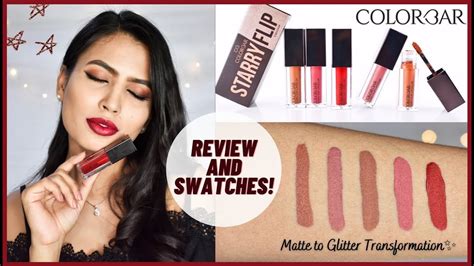 New Colorbar Starry Flip Lipcolor Full Honest Review Swatches