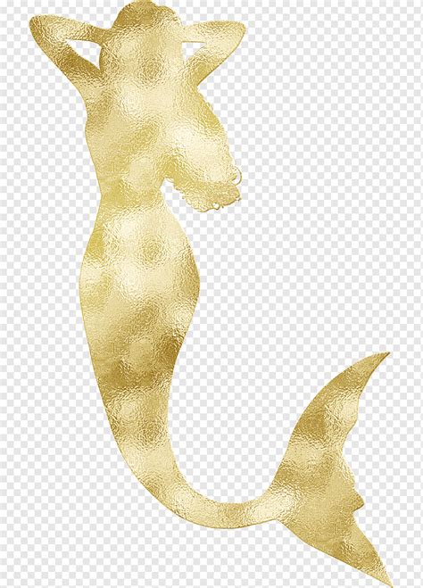 Gold Foil Mermaid Mermaid Golden Mermaid Hair Mermaid Tail