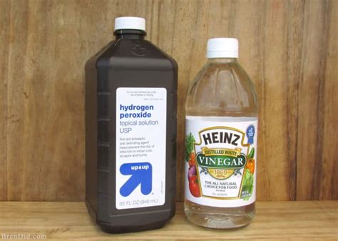 Measure out equal parts of dawn dishwashing detergent and vinegar. Green Cleaning Ingredients You Should Never Mix - Bren Did