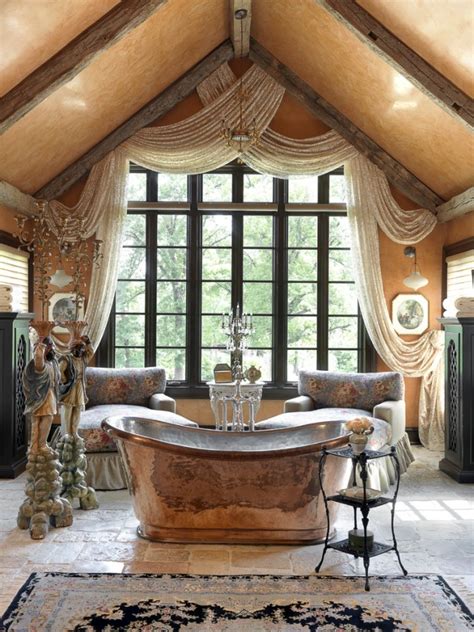 Explore kohl's incredible selection of bath towels and bath your bedroom and bathroom should reflect your style just like the rest of your home. 15 Glamorous Mediterranean Bathroom Designs That Will Make ...