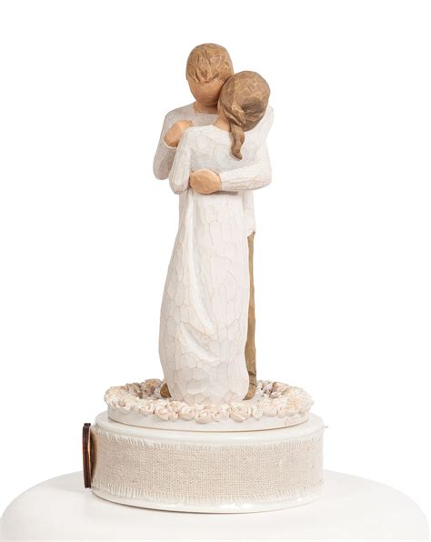 Personalized Willow Tree Promise Wedding Cake Topper