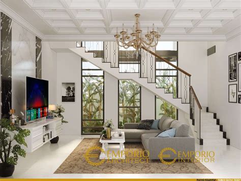 Maybe you would like to learn more about one of these? Desain Ruang Keluarga Interior Rumah Modern 3 Lantai Bapak ...