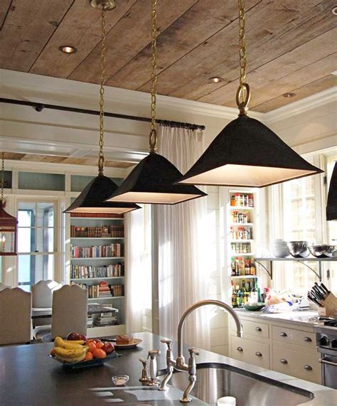 These are simplistic, spacious, minimalistic kitchen ceiling ideas. wood ceiling w/ recessed lighting and crown molding. UECo ...
