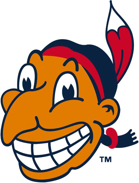 Cleveland Indians Alternate Logo 1947 Chief Wahoo With Tan Skin