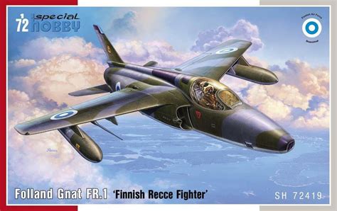 172 Special Hobby Folland Gnat Fr1 Finnish Recce Fighter Plastic