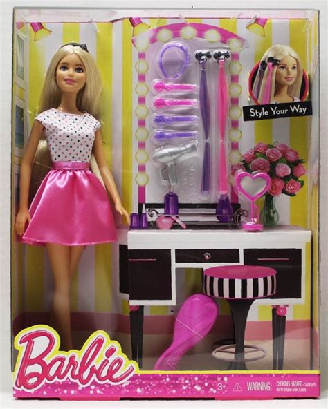 Barbie Doll Hair Salon Set Mary Arnold Toys