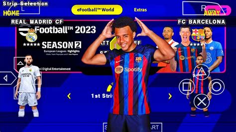 Pes 2023 Ppsspp Android Gameplay English Version Youtube