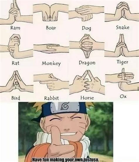 Naruto Hand Signs Jutsu References Newsclub