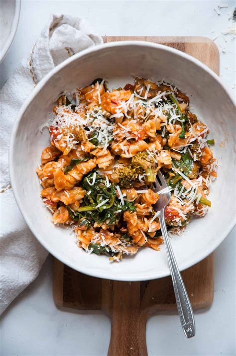Easy Healthy One Pot Pasta Recipe Erin Lives Whole