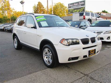 Measured owner satisfaction with 2006 bmw x3 performance, styling, comfort, features, and usability after 90 days of ownership. 2006 Bmw X3 AWD 3.0i 4dr SUV In Sacramento CA - Everest Auto Center