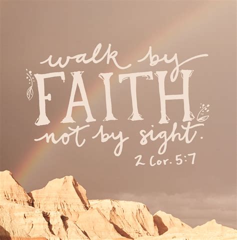 We must never let fear. We love this life verse: Walk by faith, not by sight. #Scripture | Faith quotes, Walk by faith ...