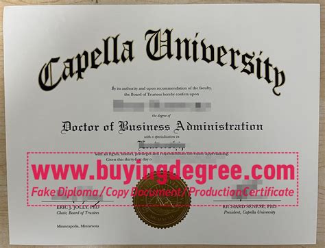 Specific Reasons To Buy Capella University Diploma