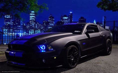 Download Wallpaper Mustang Black Tuning Cars Free Desktop Wallpaper