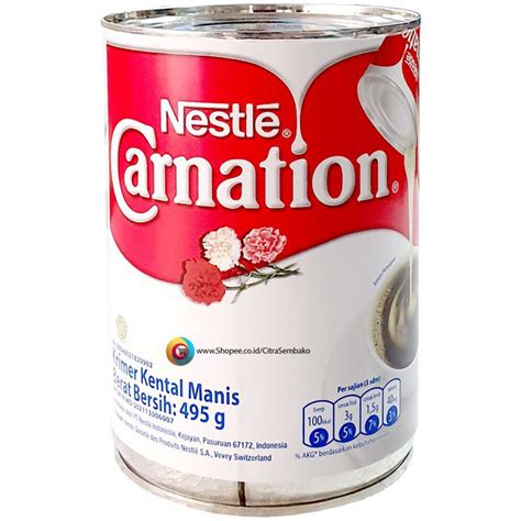 Jual Nestle Carnation Susu Krimer Kental Manis G Shopee Indonesia