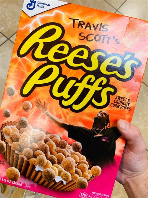 Travis Scott Travis Scotts Reeses Puffs Cereal Box Sealed 🔥 Grailed