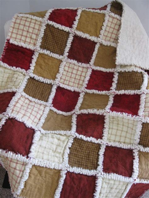 Flannel Rag Quilt Colchas Quilting Quilting Crafts Machine Quilting