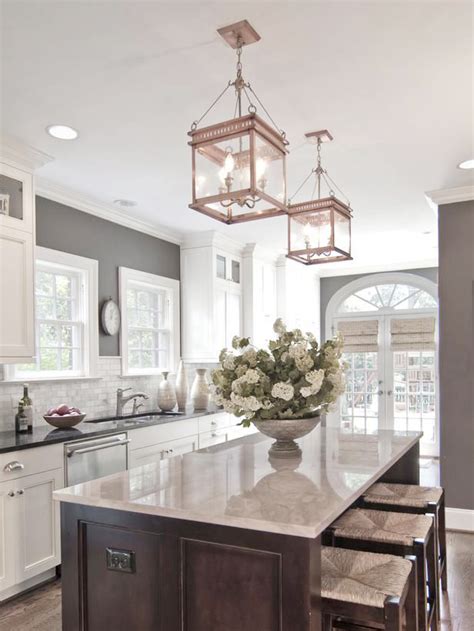 If there's no angle but. How to Hang and Decorate with Kitchen Pendant Lights ...