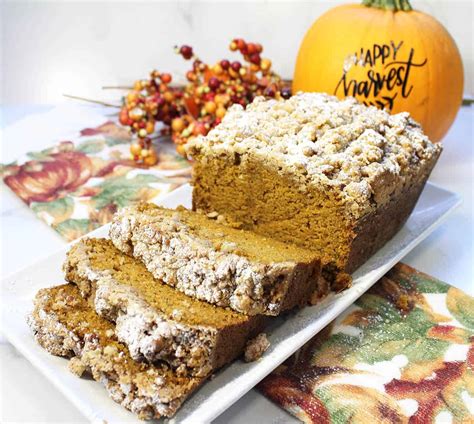 We did not find results for: Maple Pumpkin Bread with Pecan Streusel - 2 Cookin' Mamas