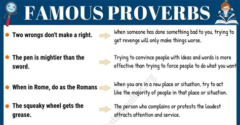 45 Famous Proverbs With Meaning For Esl Learners English Study Online