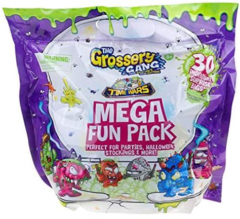 The Grossery Gang Surprise Bags Time Wars Mega Fun Pack With Individual Surprise Bags