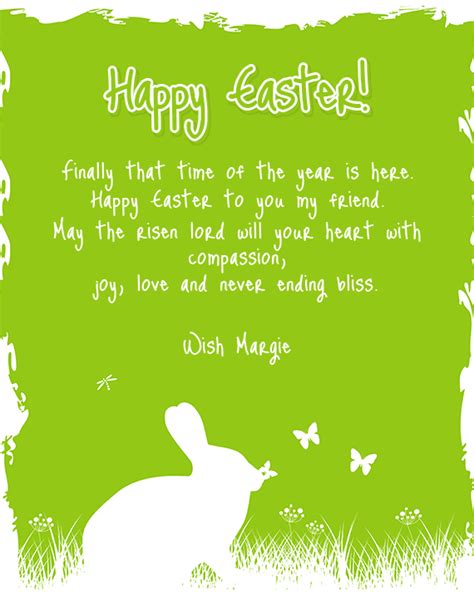 Happy Easter To You My Friend Free Cards