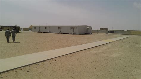 Camp Arifjan Kuwait Housing 1st Tsc Soldiers Live The Army Values In