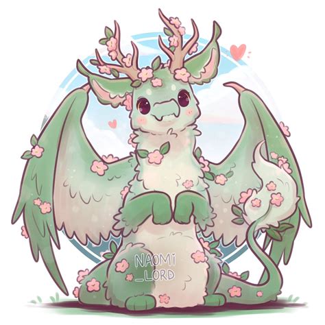 Naomi Lord On Twitter 🌸 Heres A Spring And Summer Dragon 🌸