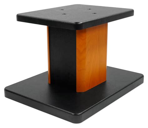 Rockville 8 Wood Studio Monitor Speaker Stands For Genelec M040