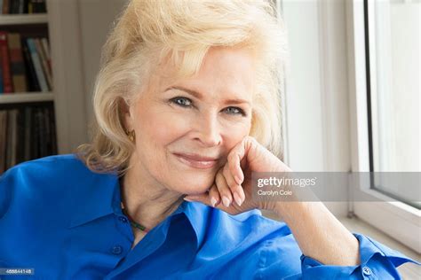 American Actress And Model Candice Bergen Is Photographed For Los