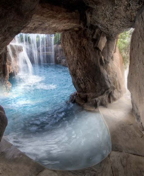 Water Caves Grotto Custom Pool Caves Lagoon Entrance Luxury
