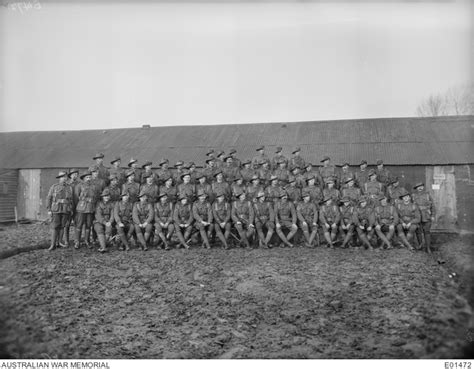 Group Portrait Of The Ncos Of The 38th Battalion At Neuve Eglise Left
