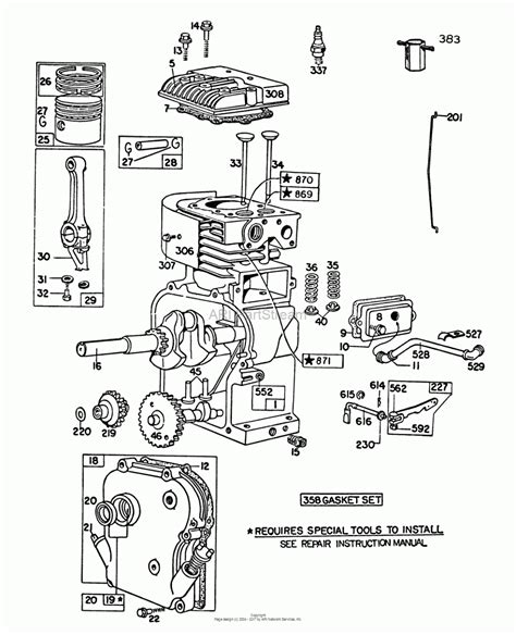 Briggs And Stratton 10 Hp Generator Engine Parts