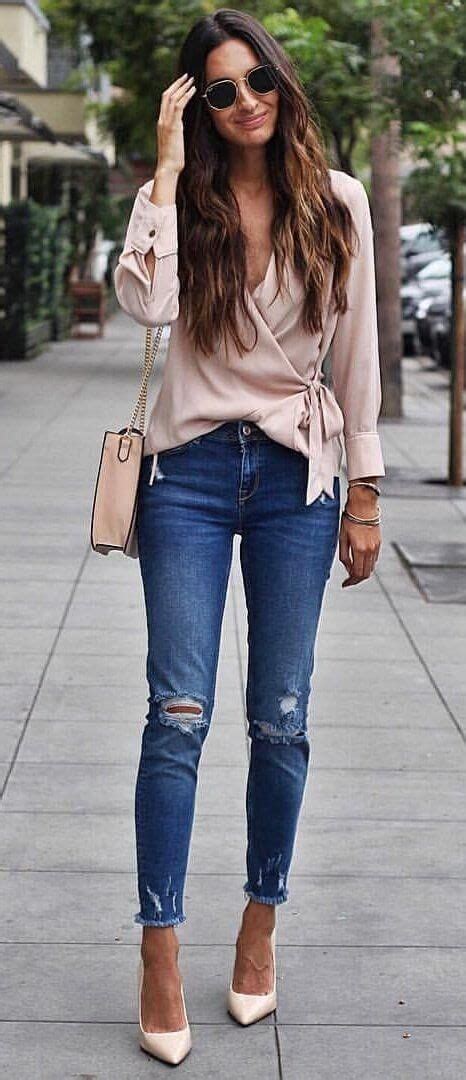 25 ripped jeans outfits that prove denim is here to stay stylish summer outfits cute winter