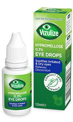 Vizulize hypromellose eye drops soothe irritated and dry eyes and relieves discomfort. Eye Drops for Dry & Red & Itchy Eyes | Vizulize