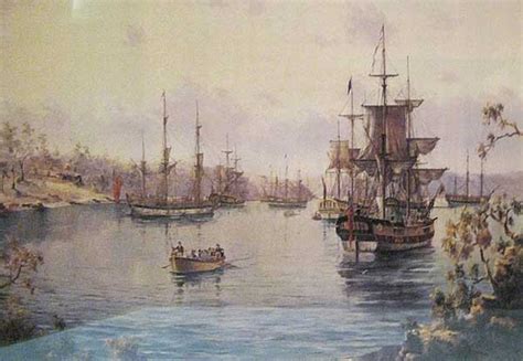 The History Of Sydney The First Fleet