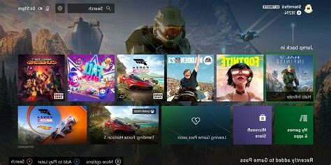 New Xbox Home Ui From Microsoft Resembles Massive Game Pass Adv