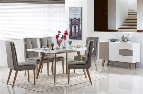 Muebles de sala modernos para departamento. Modernas salas de jantar decoradas de forma simples ...