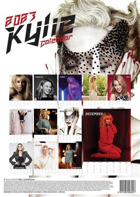Kylie Minogue Calendar Large A Size Wall Calender New Etsy Australia
