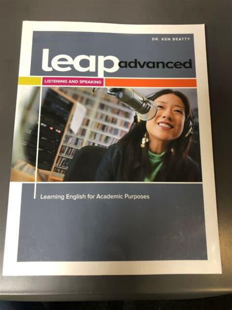 Leap Learning English For Academic Purposes Advanced Listening And