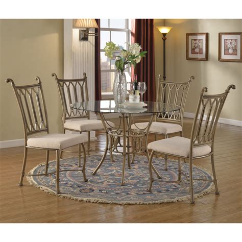 Maybe you would like to learn more about one of these? Chintaly Darcy 5 Piece Round Dining Table Set - Walmart ...