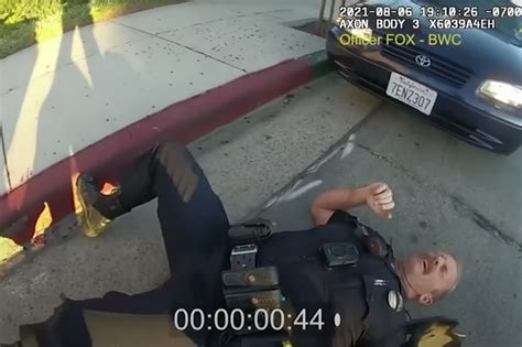 california bodycam video shows suspect shooting officer before being killed