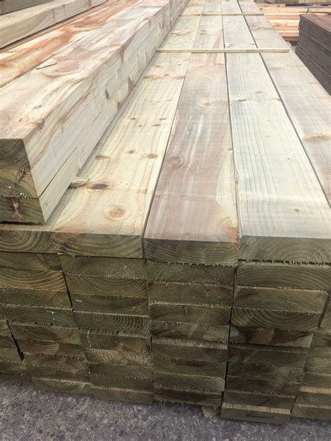 New Timber Wood 6x2 Treated Joists Wooden Joists In Burscough