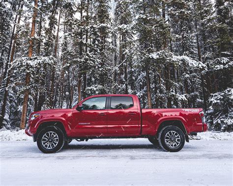 New 2021 toyota tacoma trd sport double cab 5' bed v6 (natl). toyota-2021-tacoma-trd-sport-profile-barcelona-red ...